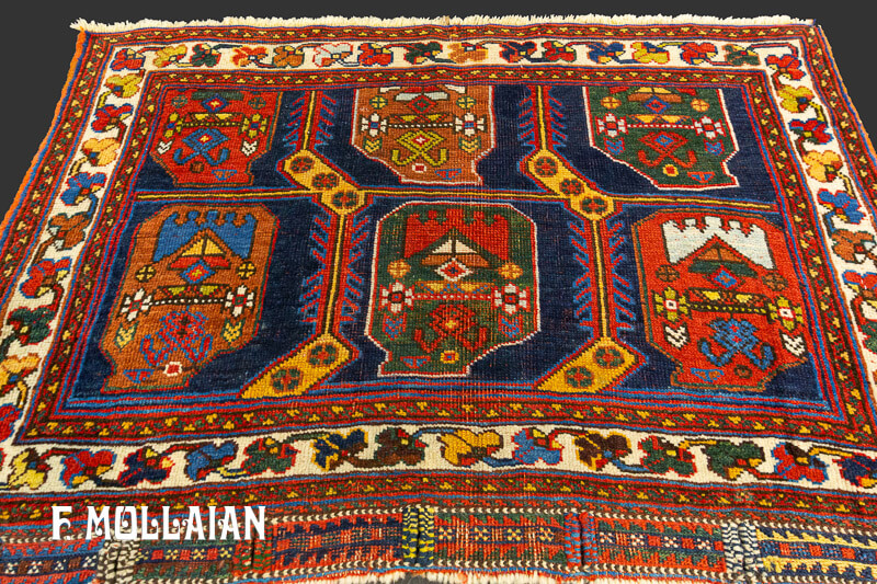 Antique Persian Afshari Rug n°:82397606
